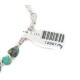 Certified Authentic .925 Sterling Silver Navajo Natural Turquoise and Multicolor Stones Native American Bracelet 12907-3