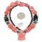 Turtle .925 Sterling Silver Natural Turquoise Pink Quartz Black Onyx Native American Necklace 790106-101 Turtle .925 Sterling Silver Natural Turquoise Pink Quartz Black Onyx Native American Necklace 790106-101