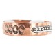 Handmade Certified Authentic Navajo Pure .925 Sterling Silver and Copper Native American Bracelet 12902-5