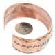 Handmade Certified Authentic Navajo Pure .925 Sterling Silver and Copper Native American Bracelet 12899-3