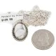 .925 Sterling Silver Handmade Navajo White Howlite Native American Necklace 12904 .925 Sterling Silver Handmade Navajo White Howlite Native American Necklace 12904