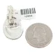 .925 Sterling Silver Handmade Navajo White Howlite Native American Necklace 12904 .925 Sterling Silver Handmade Navajo White Howlite Native American Necklace 12904
