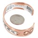 Handmade Bear Paw Certified Authentic Navajo Pure .925 Sterling Silver and Copper Native American Bracelet 12902-4