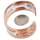 Handmade Certified Authentic Navajo .925 Sterling Silver and Pure Copper Native American Bracelet 12901-1