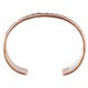 Handmade Certified Authentic Navajo .925 Sterling Silver and Pure Copper Native American Bracelet 12901-1