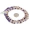 Certified Authentic .925 Sterling Silver White Howlite Amethyst Native American Necklace 15349-14