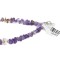 Certified Authentic .925 Sterling Silver White Howlite Amethyst Native American Necklace 15349-14