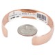 Handmade Certified Authentic Navajo Pure .925 Sterling Silver and Copper Native American Bracelet 12703-4