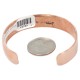 Handmade Certified Authentic Navajo Pure .925 Sterling Silver and Copper Native American Bracelet 12703-4