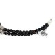 Certified Authentic Navajo .925 Sterling Silver Natural Black Onyx Native American Necklace 25287-2