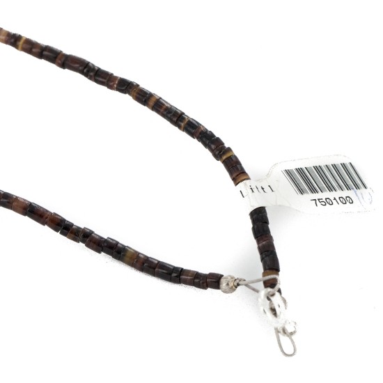 Certified Authentic Navajo .925 Sterling Silver Natural Turquoise Coral Native American Necklace 750100-16