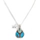 .925 Sterling Silver Handmade Certified Authentic Navajo Turquoise Native American Necklace 14946 .925 Sterling Silver Handmade Certified Authentic Navajo Turquoise Native American Necklace 14946