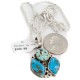 .925 Sterling Silver Handmade Certified Authentic Navajo Turquoise Native American Necklace 14946 .925 Sterling Silver Handmade Certified Authentic Navajo Turquoise Native American Necklace 14946