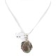 Certified Authentic .925 Sterling Silver Handmade Navajo Natural Turquoise Native American Necklace 12816-4