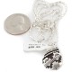 .925 Sterling Silver Handmade Certified Authentic Navajo Native American Necklace 24423-4