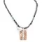 Handmade Navajo Pure .925 Sterling Silver and Copper Natural Turquoise Snowflake Stone Native American Necklace 16973-2-16037-6 Handmade Navajo Pure .925 Sterling Silver and Copper Natural Turquoise Snowflake Stone Native American Necklace 16973-2-16037-6