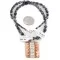 Handmade Navajo Pure .925 Sterling Silver and Copper Natural Turquoise Snowflake Stone Native American Necklace 16973-2-16037-6 Handmade Navajo Pure .925 Sterling Silver and Copper Natural Turquoise Snowflake Stone Native American Necklace 16973-2-16037-6