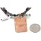 Handmade Navajo Pure .925 Sterling Silver and Copper Natural Turquoise Snowflake Stone Native American Necklace 16973-2-16037-6 Handmade Navajo Pure .925 Sterling Silver and Copper Natural Turquoise Snowflake Stone Native American Necklace 16973-2-16037-6