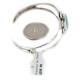 Handmade Certified Authentic .925 Sterling Silver Navajo Natural Turquoise Native American Bracelet 12919