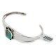 Handmade Certified Authentic .925 Sterling Silver Navajo Natural Turquoise Native American Bracelet 12919