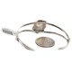 Handmade Certified Authentic .925 Sterling Silver Navajo Natural Turquoise Native American Bracelet 12919