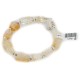 Certified Authentic Navajo Natural Quartz Native American Bracelet 12921-6
