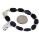 Certified Authentic Navajo Nickel Natural Purple Goldstone Native American Bracelet 12920-6 Certified Authentic Navajo Nickel Natural Purple Goldstone Native American Bracelet 12920-6