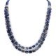 2 Strand Certified Authentic Navajo Natural Lapis Native American Necklace 17009 2 Strand Certified Authentic Navajo Natural Lapis Native American Necklace 17009