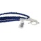 2 Strand Certified Authentic Navajo Natural Lapis Native American Necklace 17009