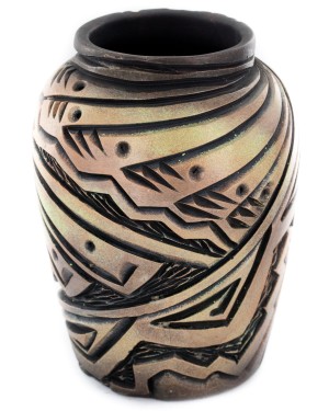 Handmade Certified Authentic Navajo Holbrook Native American Pottery 102492-7 Handmade Certified Authentic Navajo Holbrook Native American Pottery 102492-7