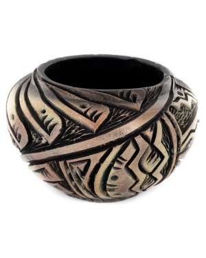 Handmade Certified Authentic Navajo Holbrook Native American Pottery 102493-6 Handmade Certified Authentic Navajo Holbrook Native American Pottery 102493-6