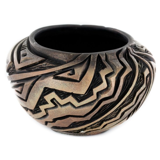Handmade Certified Authentic Navajo Holbrook Native American Pottery 102493-9 Handmade Certified Authentic Navajo Holbrook Native American Pottery 102493-9