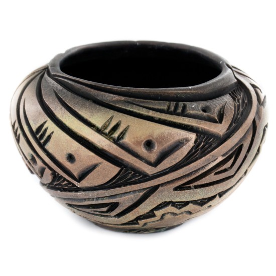 Handmade Certified Authentic Navajo Holbrook Native American Pottery 102493-9 Handmade Certified Authentic Navajo Holbrook Native American Pottery 102493-9