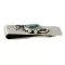 Handmade Navajo Nickel and .925 Sterling Silver Natural Turquoise Native American Money Clip 11250-111 Handmade Navajo Nickel and .925 Sterling Silver Natural Turquoise Native American Money Clip 11250-111