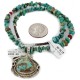 $480 Handmade Certified Authentic .925 Sterling Silver Navajo Natural Turquoise Native American Necklace 12923-1-25289 $480 Handmade Certified Authentic .925 Sterling Silver Navajo Natural Turquoise Native American Necklace 12923-1-25289