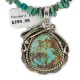 $480 Handmade Certified Authentic .925 Sterling Silver Navajo Natural Turquoise Native American Necklace 12923-1-25289 $480 Handmade Certified Authentic .925 Sterling Silver Navajo Natural Turquoise Native American Necklace 12923-1-25289
