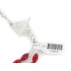2 Strand Certified Authentic Navajo .925 Sterling Silver Hooks Coral Earrings and Native American Necklace Set 17012-18105-2