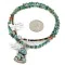 .925 Sterling Silver Navajo Certified Authentic Turquoise Pink Quartz Native American Necklace 15029-15794-5 .925 Sterling Silver Navajo Certified Authentic Turquoise Pink Quartz Native American Necklace 15029-15794-5