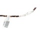 Certified Authentic Navajo .925 Sterling Silver Natural Turquoise Carnelian Native American Necklace Chain 750191