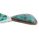 .925 Sterling Silver Certified Authentic Navajo Natural Turquoise and Coral Native American Necklace 15003-9-15222