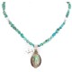 .925 Sterling Silver Certified Authentic Navajo Turquoise Opalite Native American Necklace 1490-16-15762-1 .925 Sterling Silver Certified Authentic Navajo Turquoise Opalite Native American Necklace 1490-16-15762-1