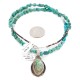 .925 Sterling Silver Certified Authentic Navajo Turquoise Opalite Native American Necklace 1490-16-15762-1 .925 Sterling Silver Certified Authentic Navajo Turquoise Opalite Native American Necklace 1490-16-15762-1