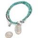.925 Sterling Silver Certified Authentic Navajo Natural Turquoise Native American Necklace 15017-28-1577 .925 Sterling Silver Certified Authentic Navajo Natural Turquoise Native American Necklace 15017-28-1577