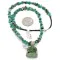 .925 Sterling Silver Navajo Turquoise Necklace 740111-15929-10 .925 Sterling Silver Navajo Turquoise Necklace 740111-15929-10