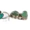 .925 Sterling Silver Navajo Turquoise Necklace 740111-15929-10 .925 Sterling Silver Navajo Turquoise Necklace 740111-15929-10