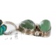 .925 Sterling Silver Certified Authentic Navajo Turquoise Native American Necklace 740111-15929-10
