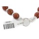 Certified Authentic Navajo Natural Goldstone Nickel Native American Bracelet 12933