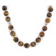Certified Authentic Navajo Natural Tigers Eye Native American Necklace 25288 Certified Authentic Navajo Natural Tigers Eye Native American Necklace 25288