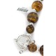 Certified Authentic Navajo Natural Tigers Eye Native American Necklace 25288 Certified Authentic Navajo Natural Tigers Eye Native American Necklace 25288