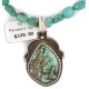 .925 Sterling Silver Certified Authentic Navajo Natural Mountain and Turquoise Amethyst Native American Necklace 15003-24-15762-2 .925 Sterling Silver Certified Authentic Navajo Natural Mountain and Turquoise Amethyst Native American Necklace 15003-24-15762-2